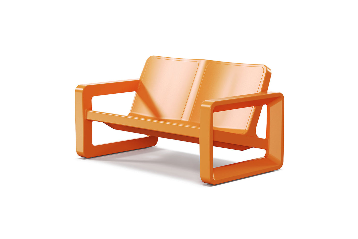 Tupelo Deck Loveseat | Vintage Orange - view 3
