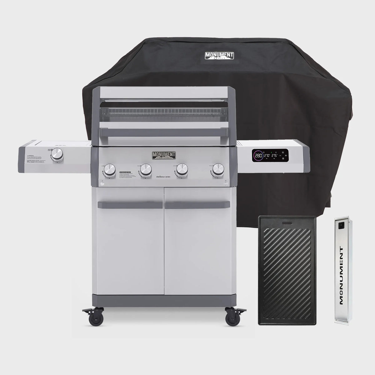 Monument Eminence 405 - Chic Clearview® Smart Stainless Gas Grill - view 52