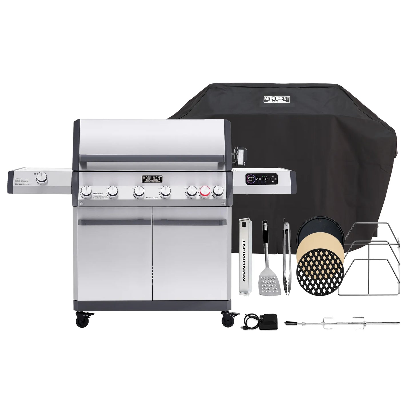Monument Eminence 605 - Master Power Stainless Natural/Propane Gas Grill - view 41