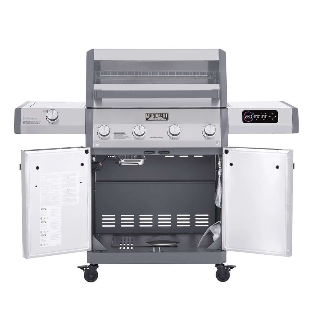 Monument Eminence 405 - Chic Clearview® Smart Stainless Gas Grill | Eminence 405 & Grill Cover - view 32