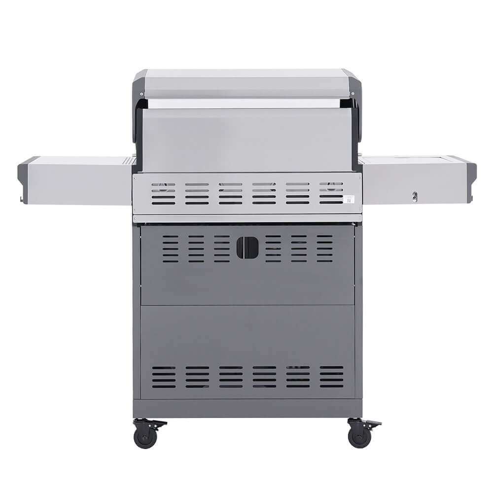 Monument Eminence 405 - Chic Clearview® Smart Stainless Gas Grill | Eminence 405 & Grill Cover