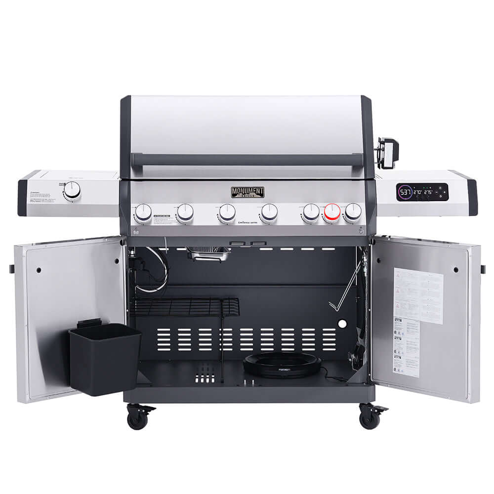 Monument Eminence 605 - Master Power Stainless Natural/Propane Gas Grill | Eminence 605 (Include Free Rotisserie) & Cover - view 18