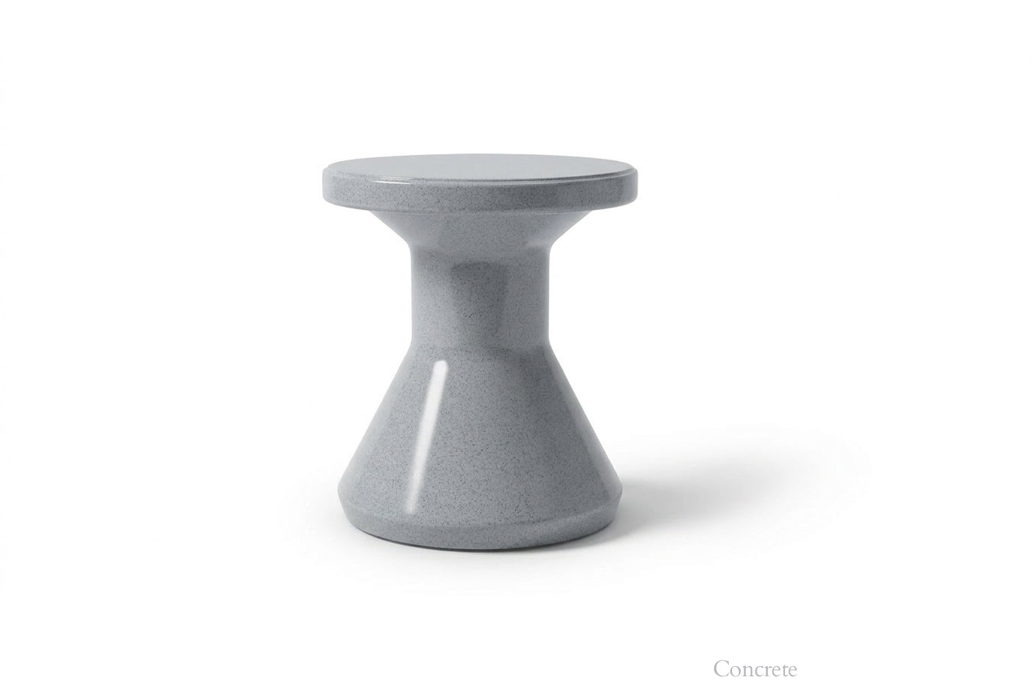 Tupelo Fluent Side Table | Concrete Gray