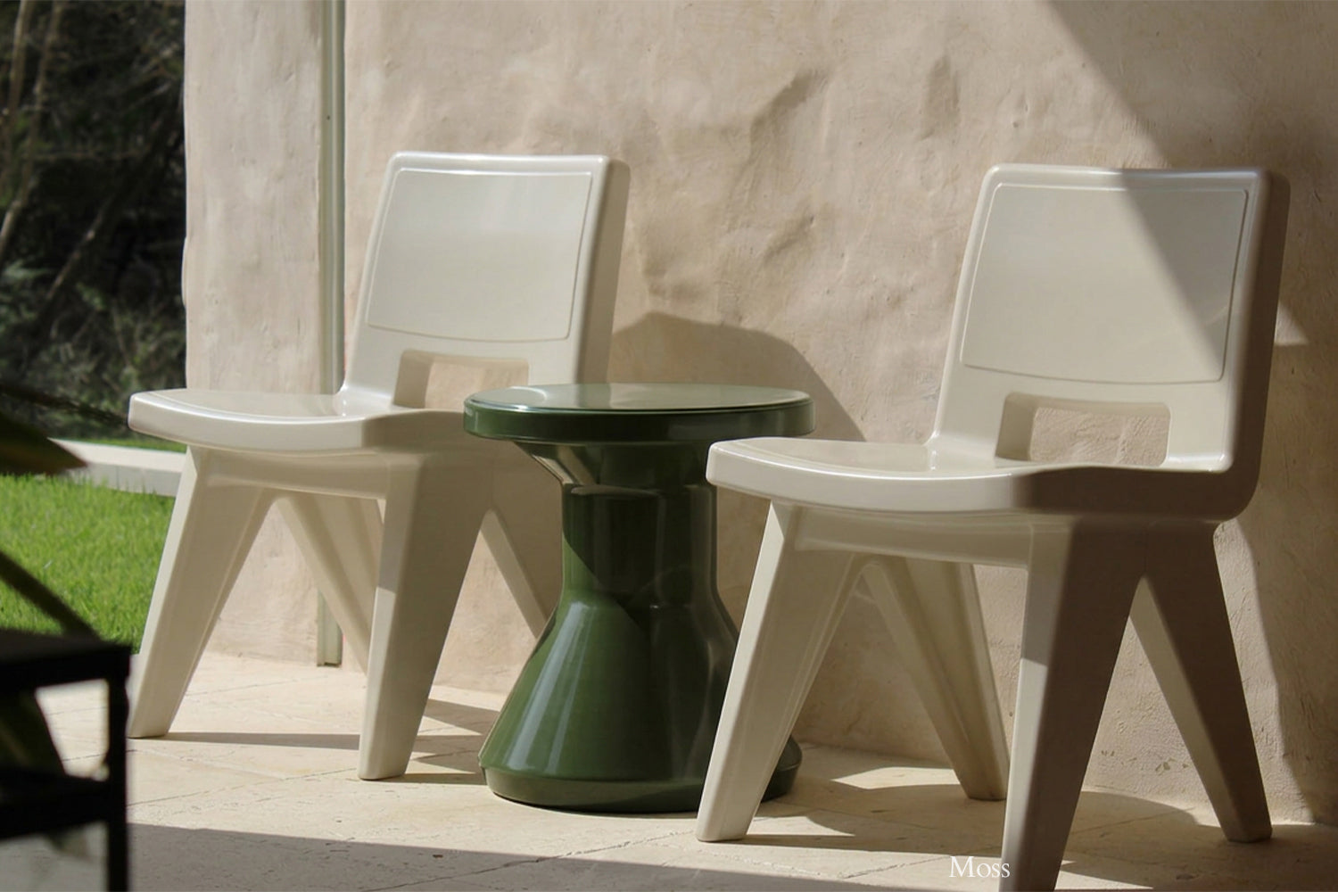 Tupelo Fluent Side Table | Heritage-Moss