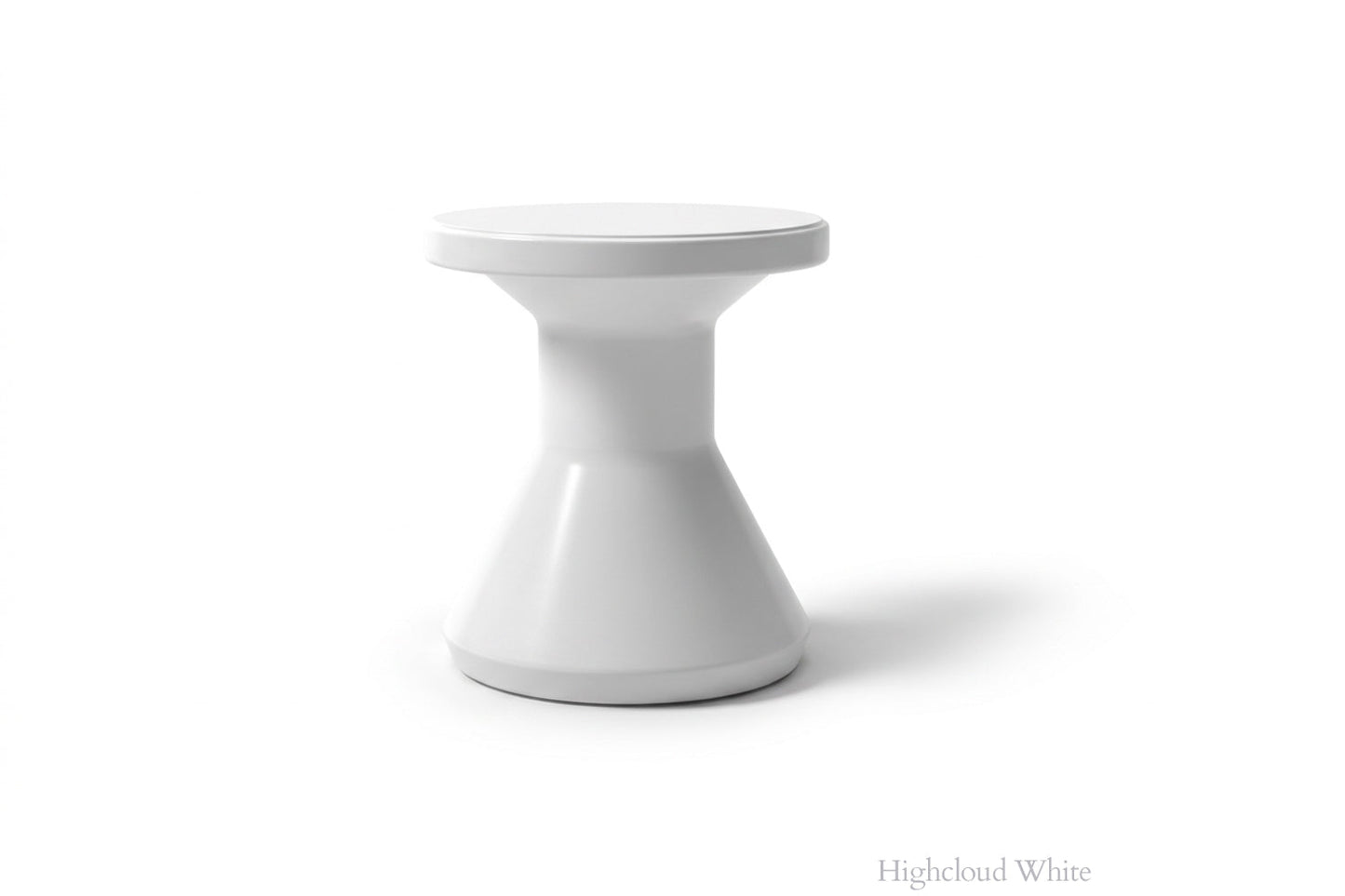 Tupelo Fluent Side Table | Highcloud White - view 1