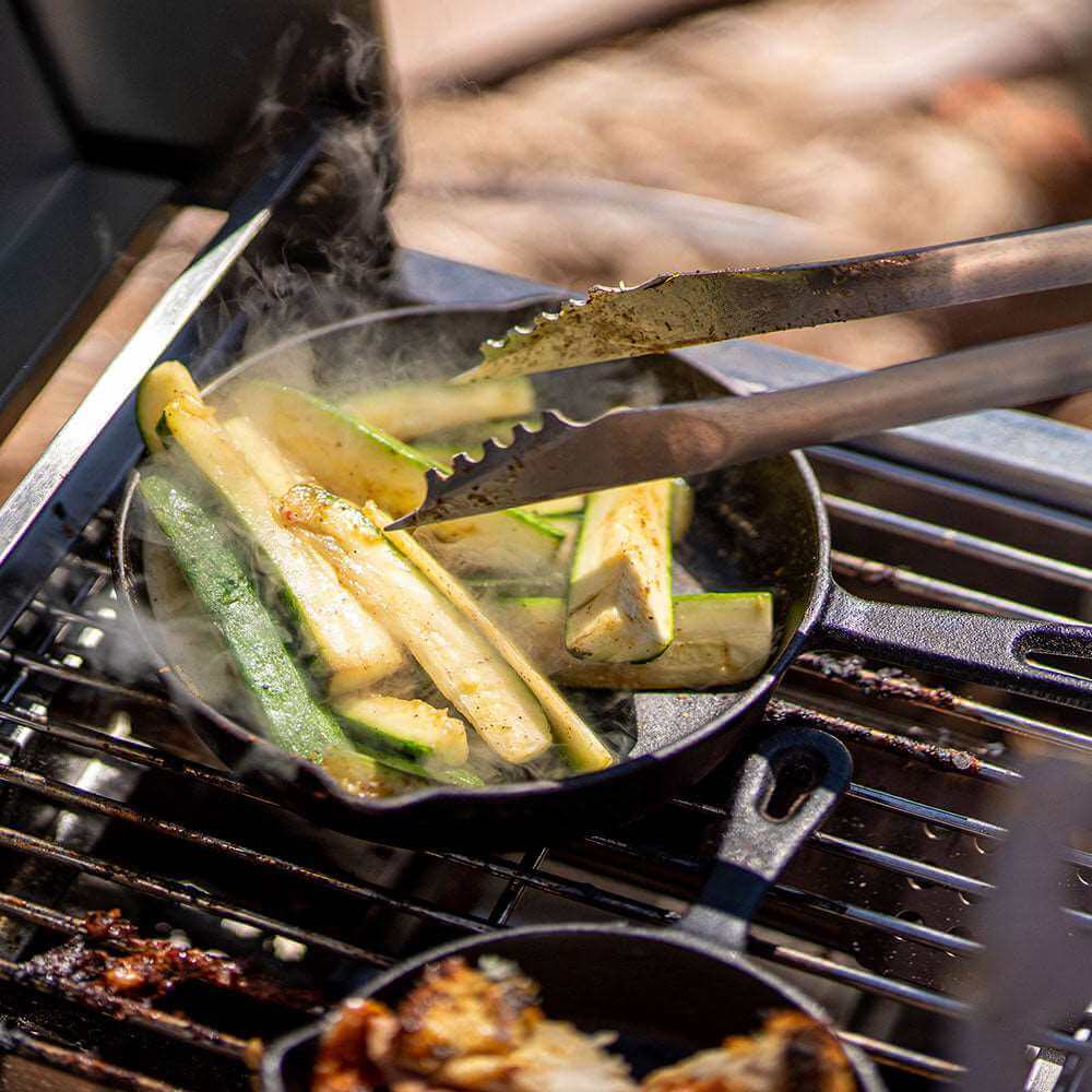 Monument G22 - Stainless Tabletop Propane Gas Grill | G22 & Grill Cover & 1 LB Tank Adapter