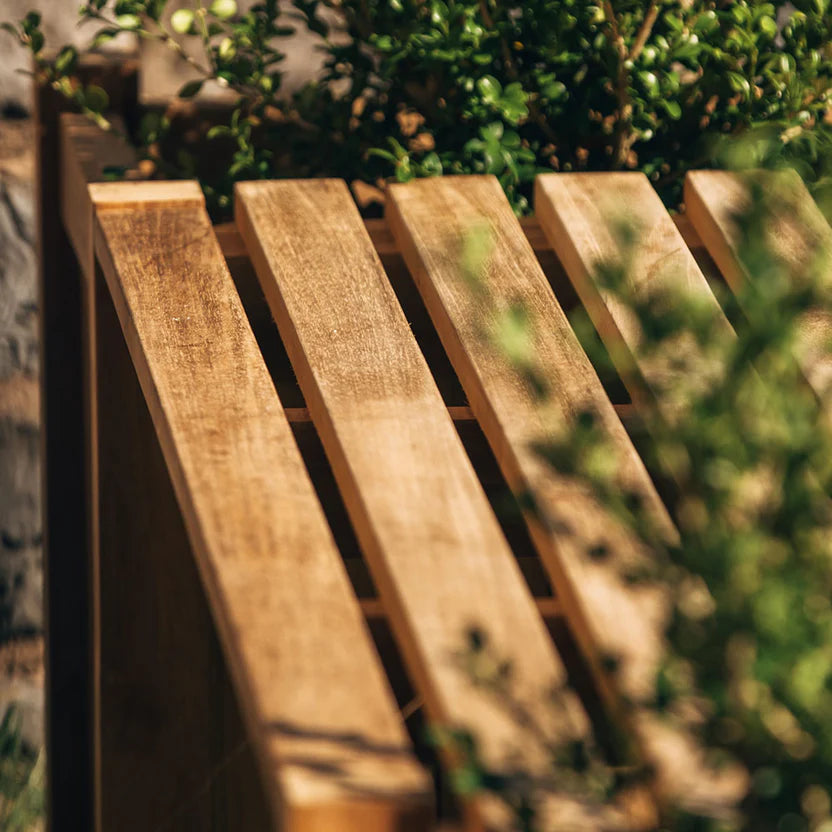 Grade A Teak Square Planter Box Connecting Bench image 5 - view 6
