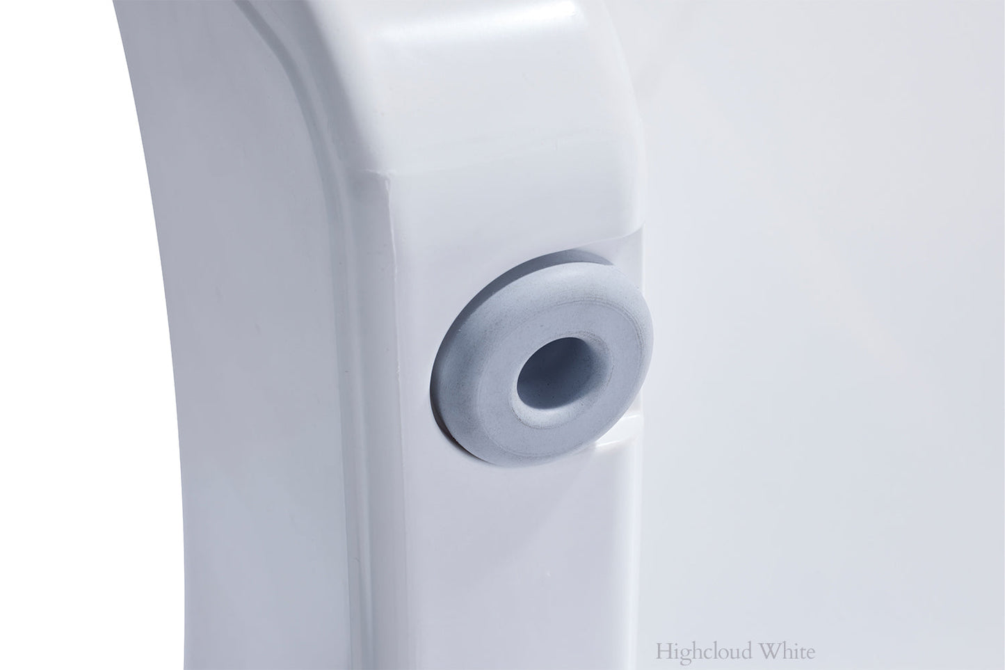 Tupelo Line Ottoman | Highcloud White - view 3