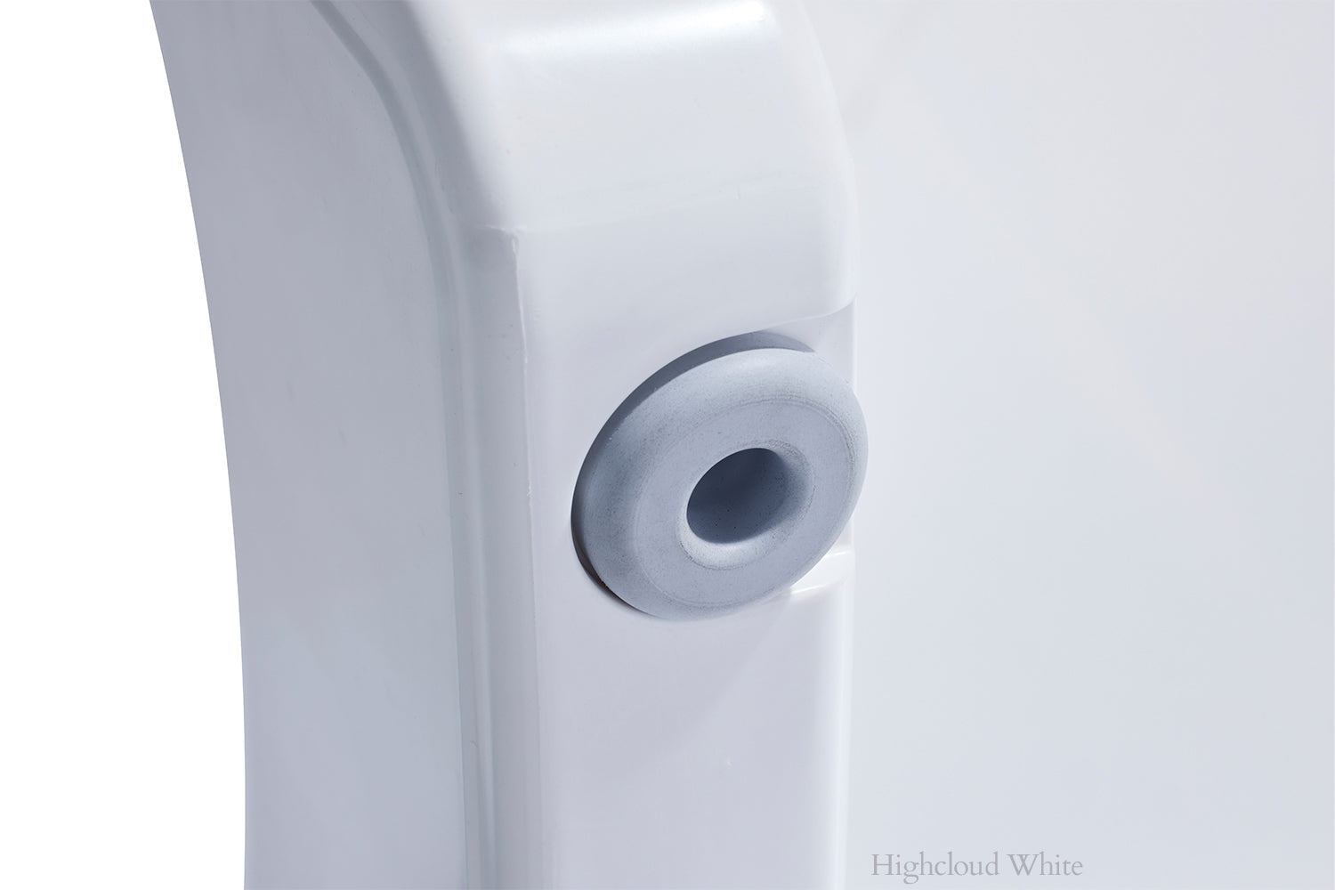 Tupelo Line Ottoman | Highcloud White
