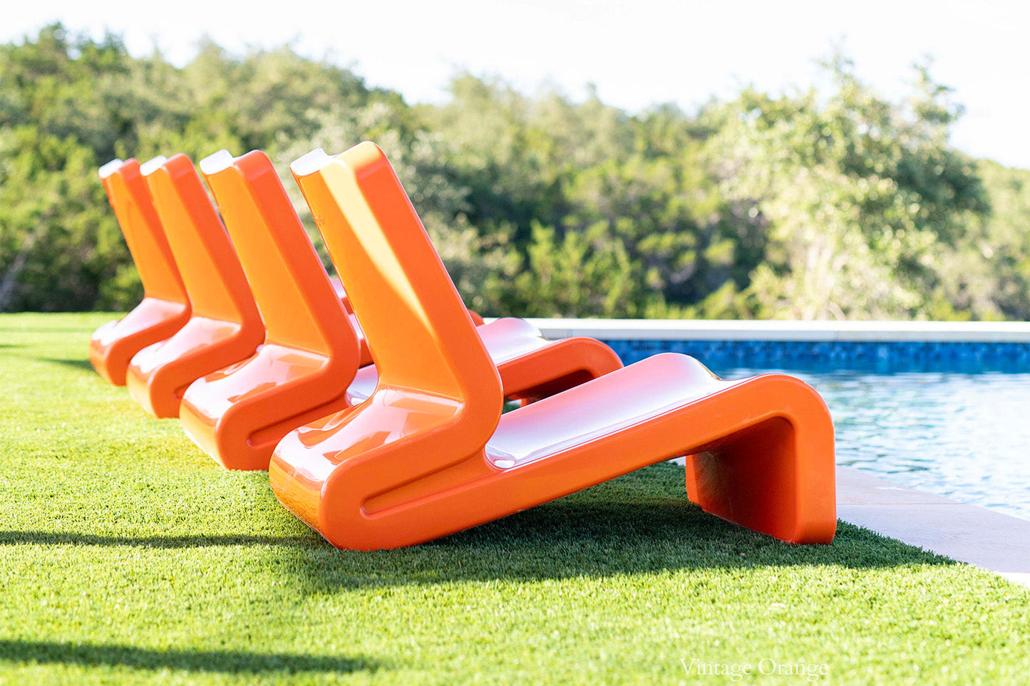 Tupelo Line Lounge Chair | Vintage Orange - view 15