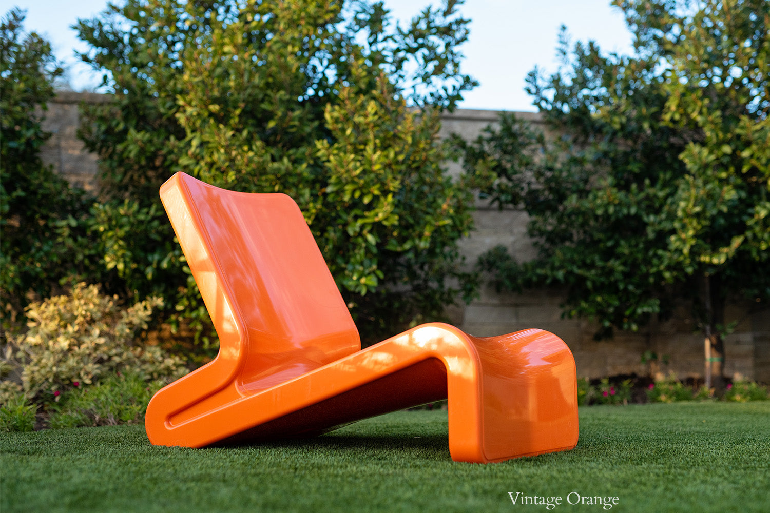 Tupelo Line Lounge Chair | Vintage Orange