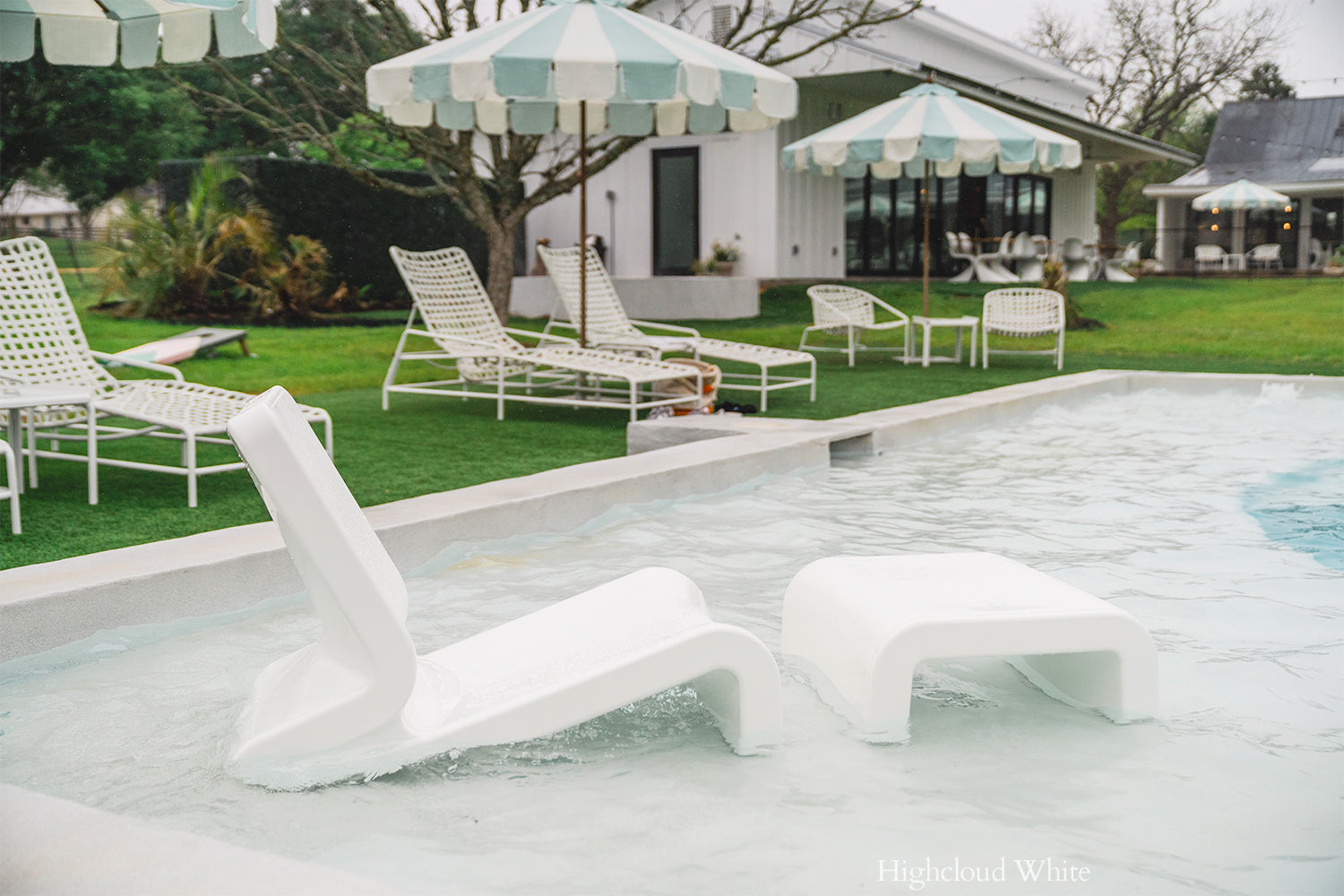 Tupelo Line Lounge Chair | Highcloud White