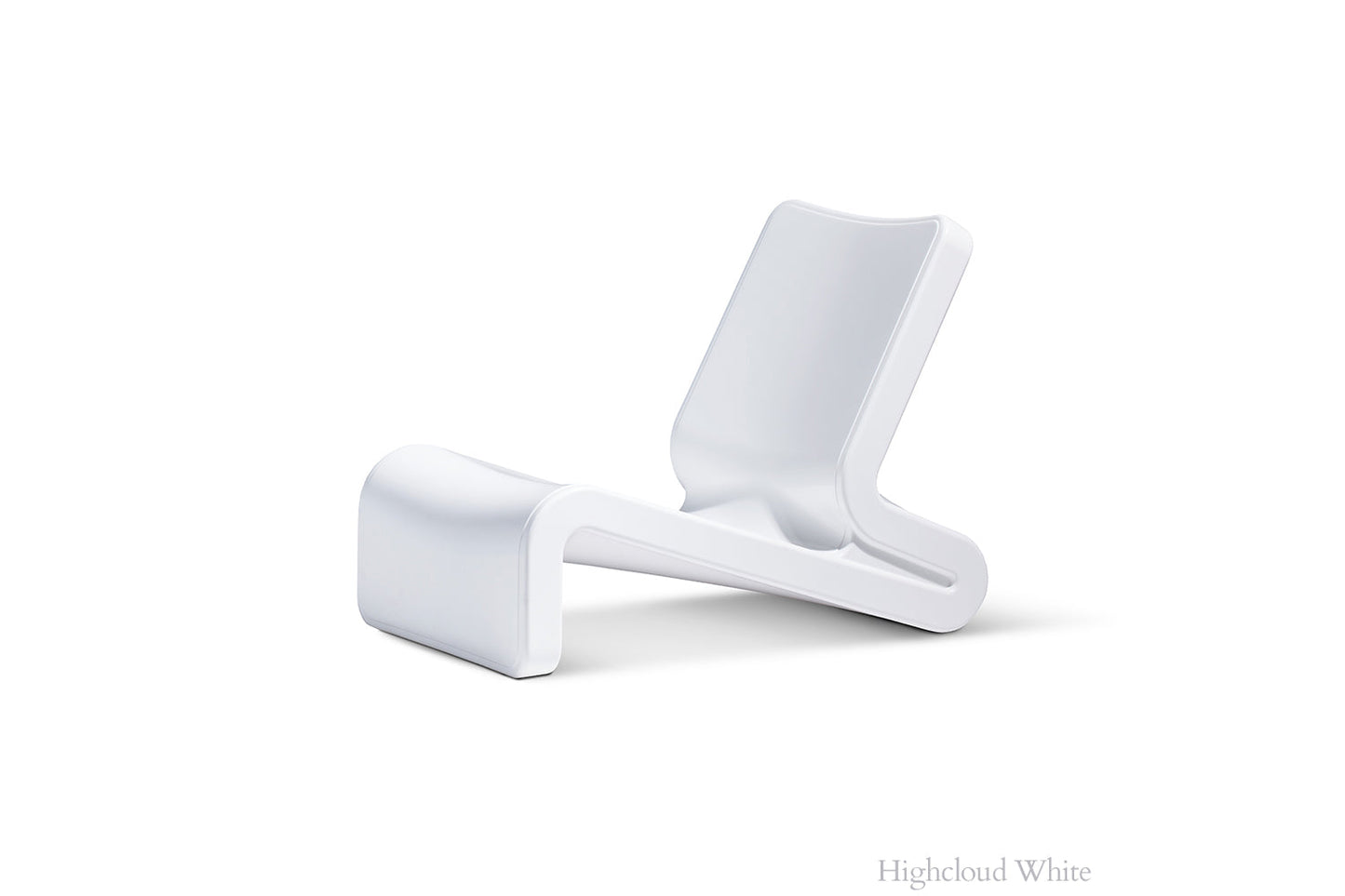 Tupelo Line Lounge Chair | Highcloud White - view 1