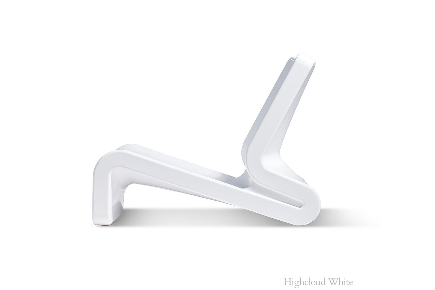 Tupelo Line Lounge Chair | Highcloud White - view 2
