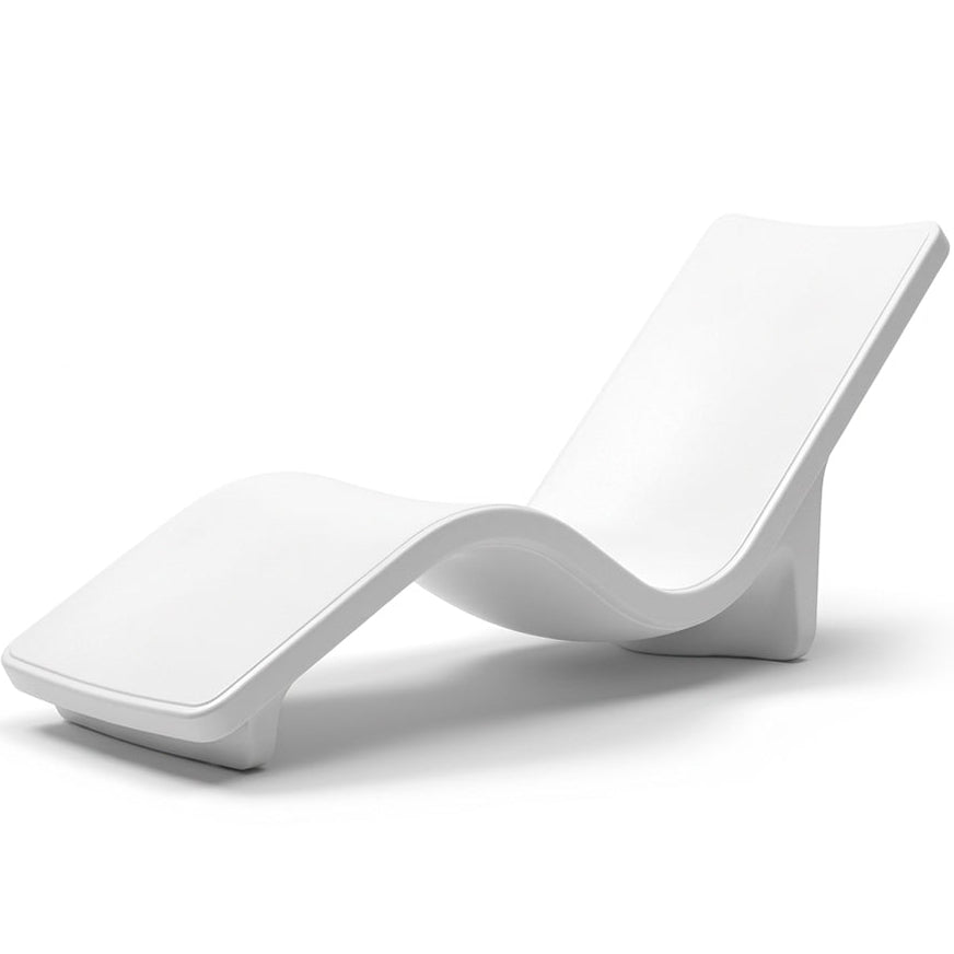 Tupelo Line Chaise Lounge | Highcloud White