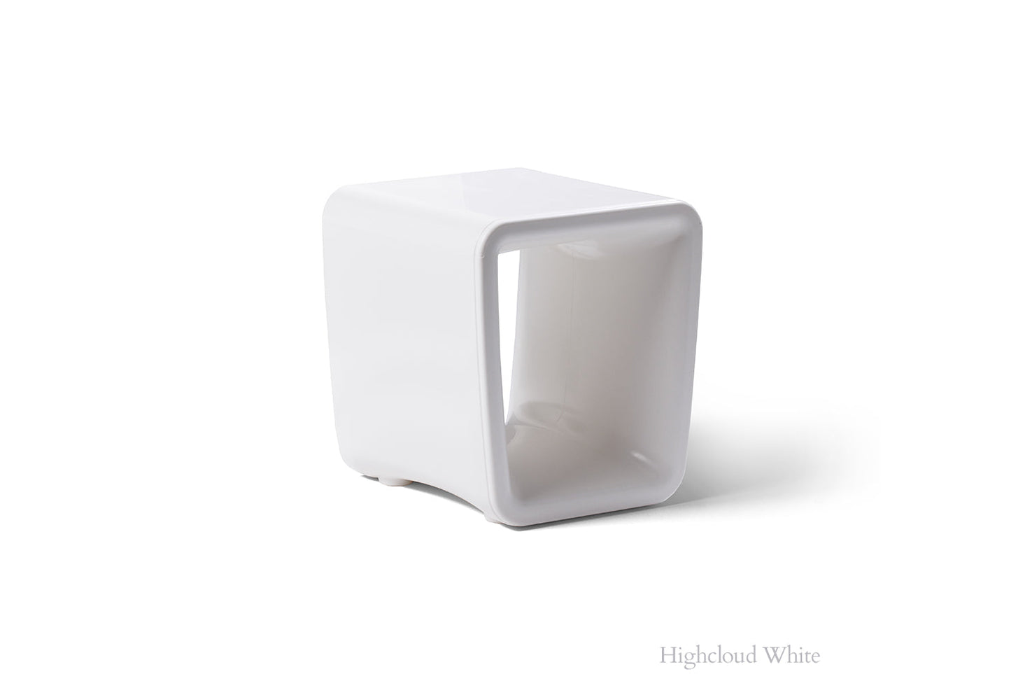 Tupelo Loop Table | Highcloud White - view 1