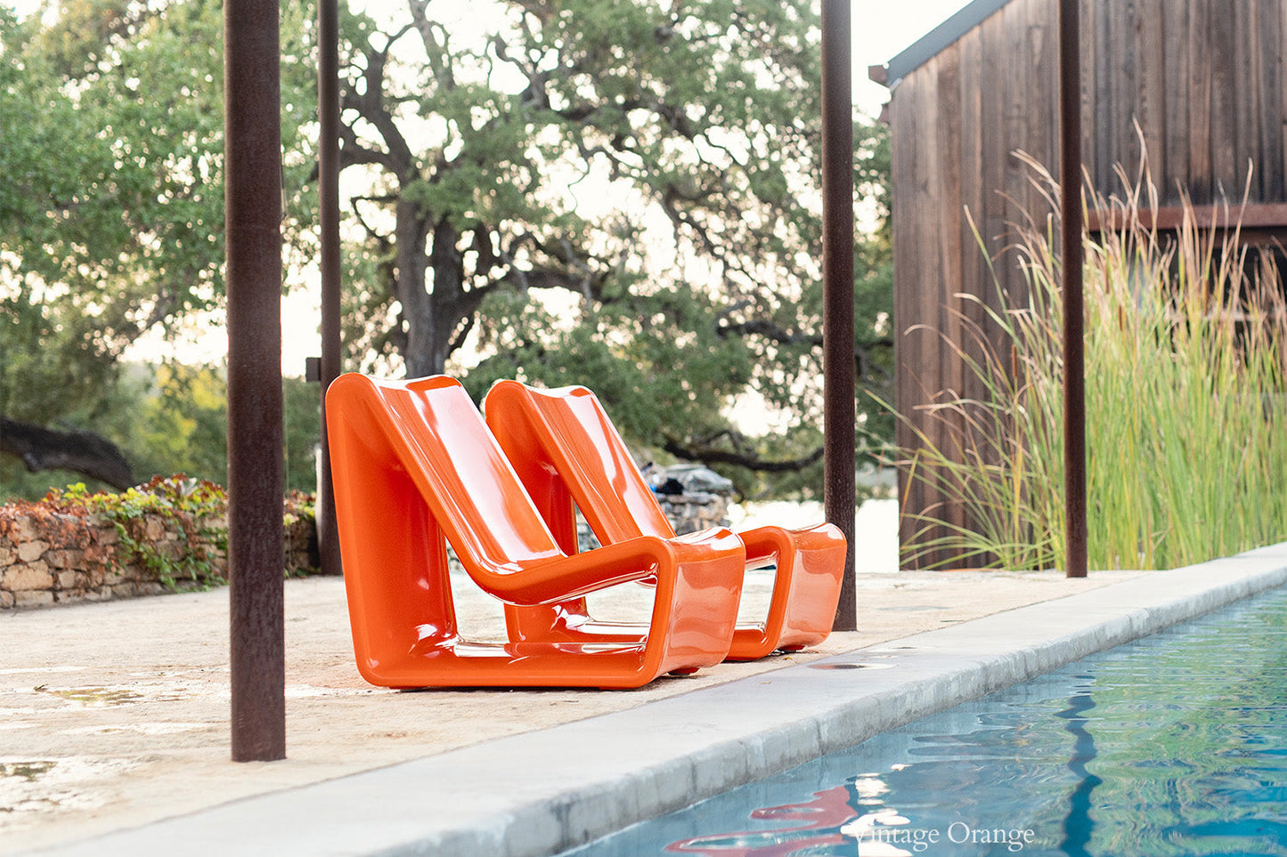 Tupelo Loop Lounge Chair | Vintage Orange - view 14