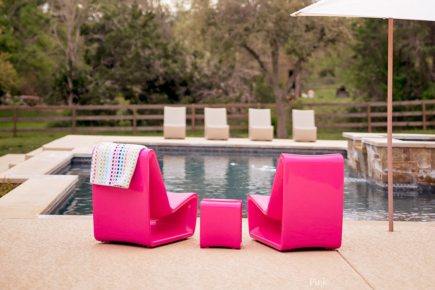 Tupelo Loop Lounge Chair | Pink - view 22