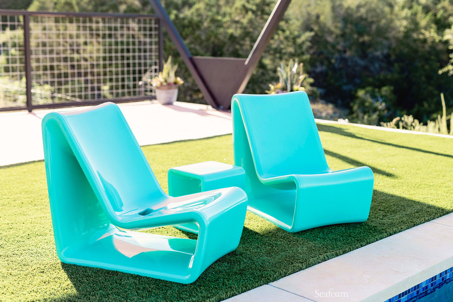 Tupelo Loop Lounge Chair | Seafoam Green