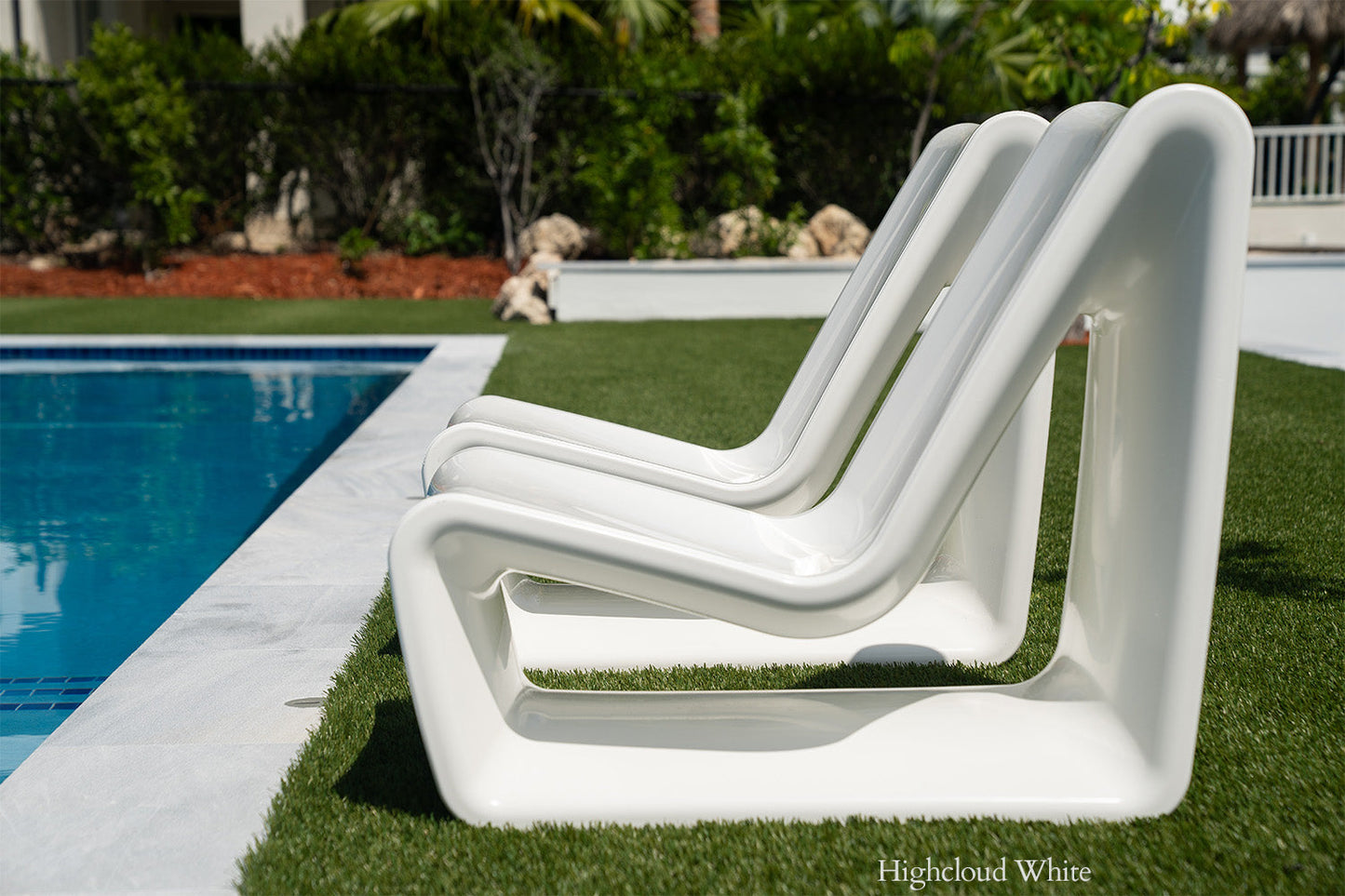 Tupelo Loop Lounge Chair | Highcloud White - view 6