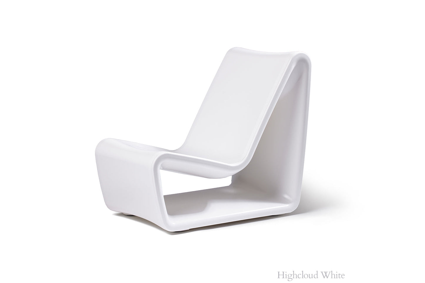 Tupelo Loop Lounge Chair | Highcloud White - view 1