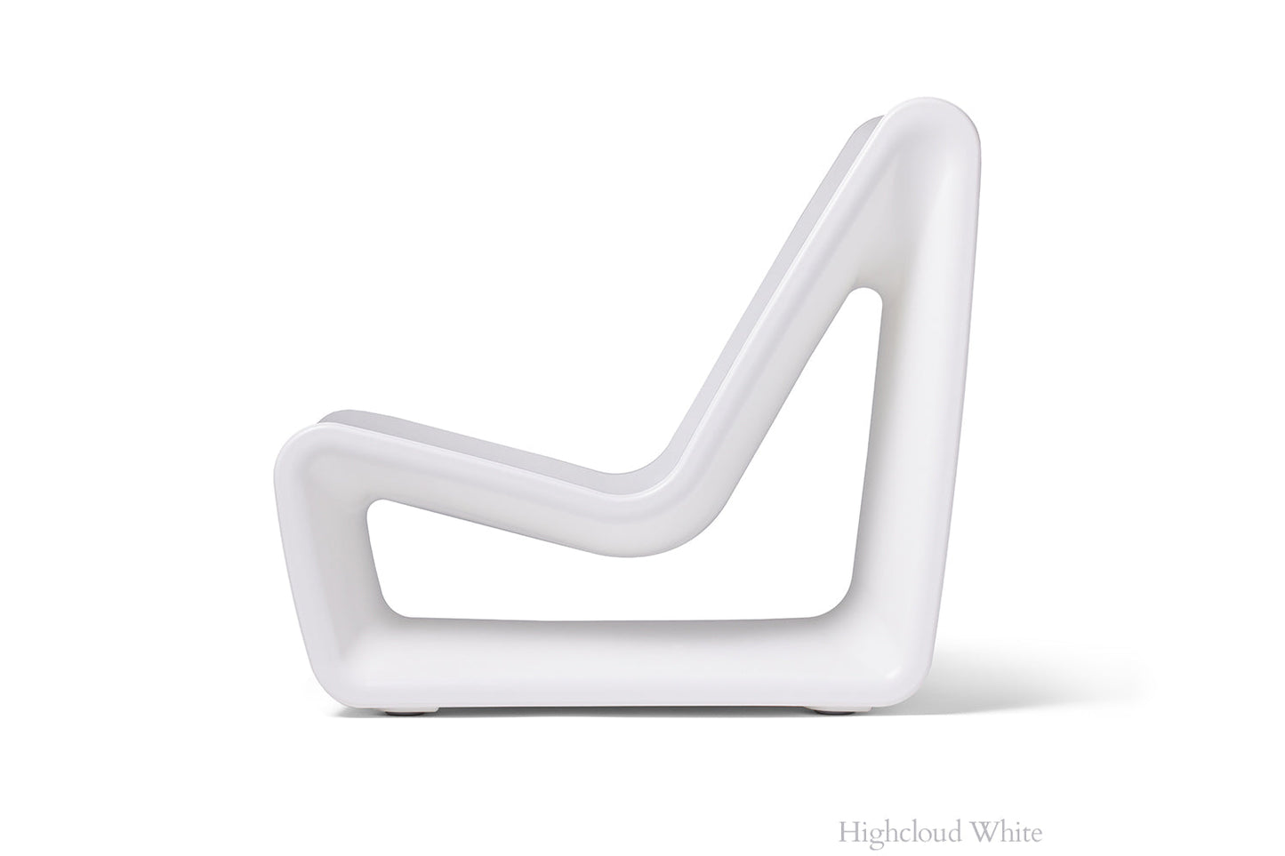 Tupelo Loop Lounge Chair | Highcloud White - view 2