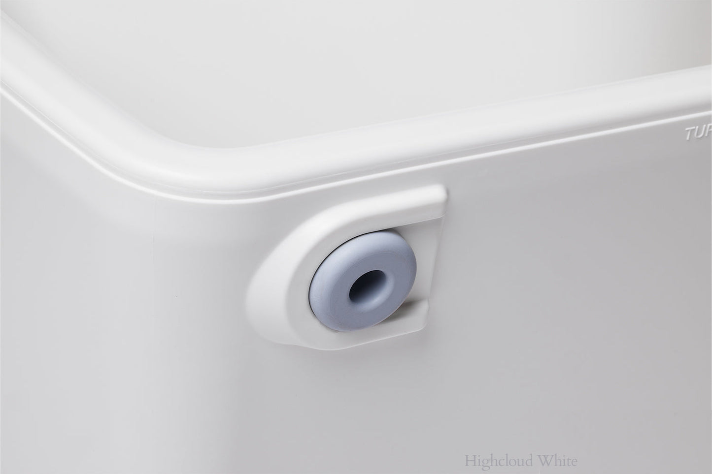 Tupelo Loop Lounge Chair | Highcloud White - view 4