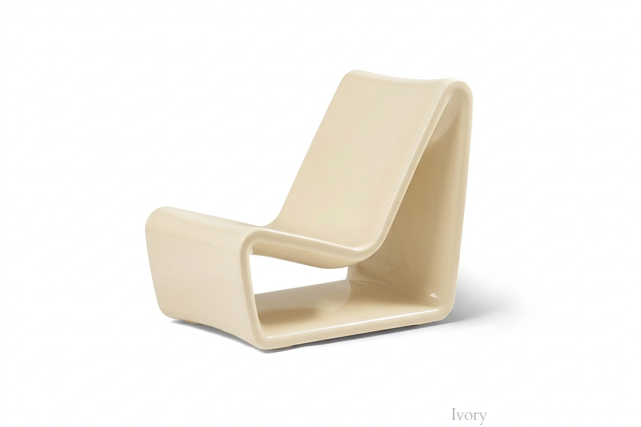 Tupelo Loop Lounge Chair | Ivory - view 26