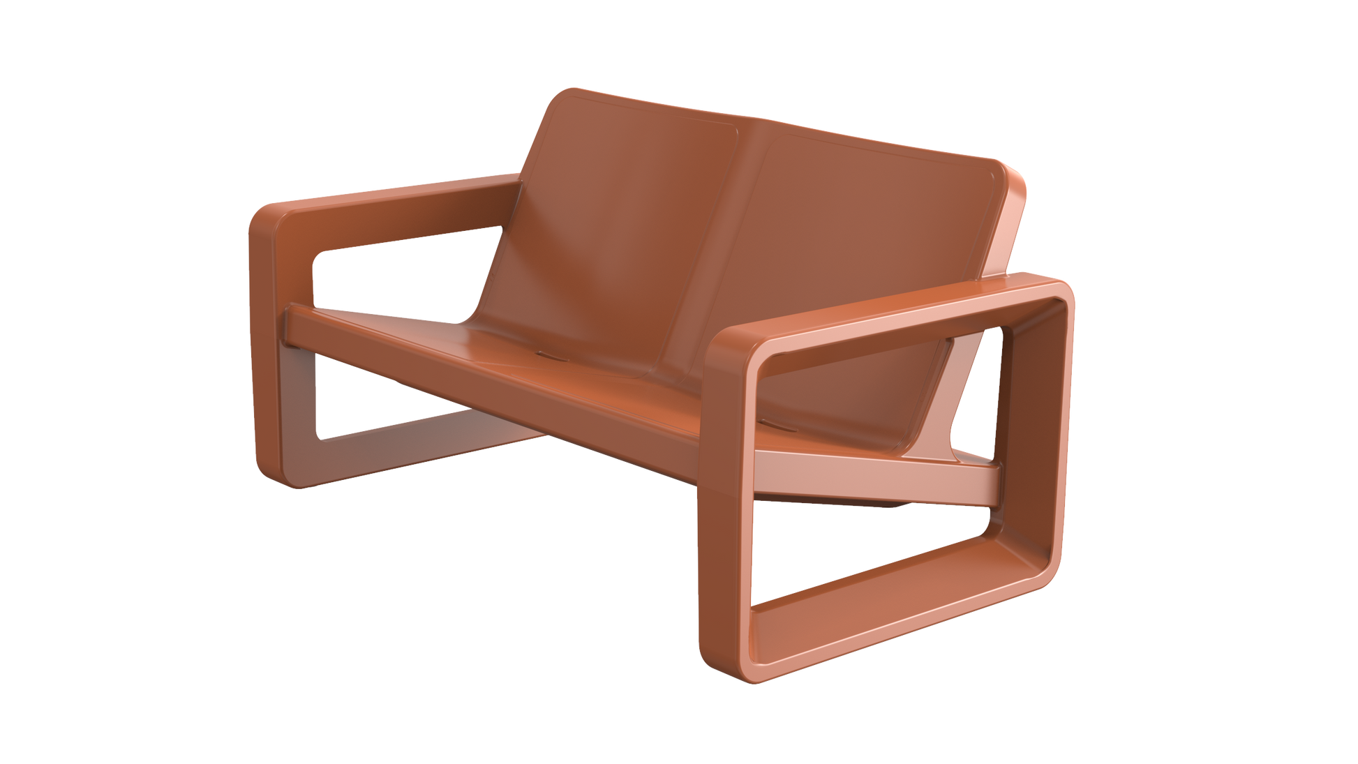 Tupelo Deck Loveseat | Heritage-Clay