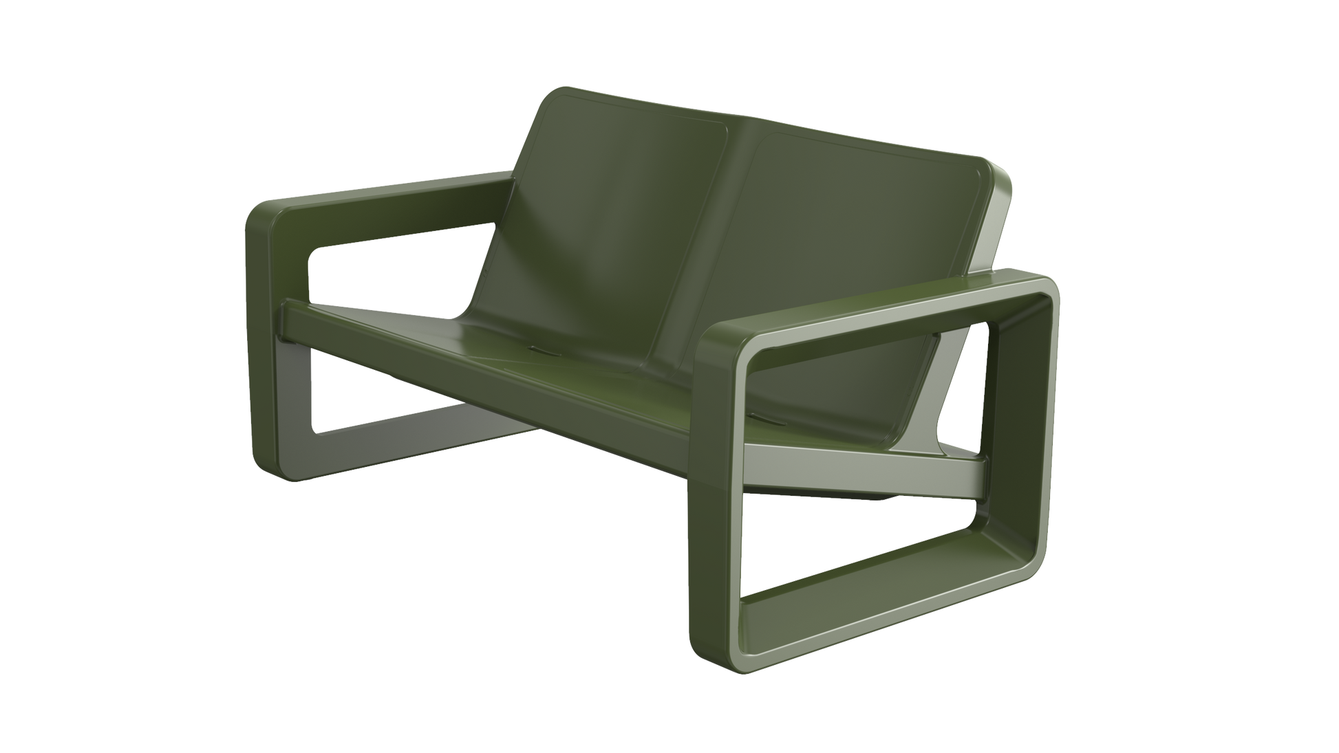 Tupelo Deck Loveseat | Heritage-Moss