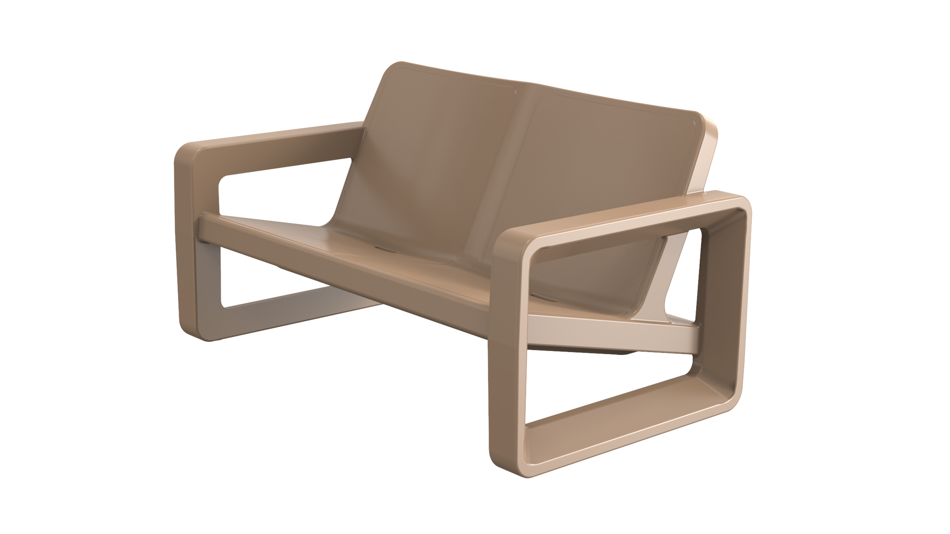 Tupelo Deck Loveseat | Heritage-Taupe