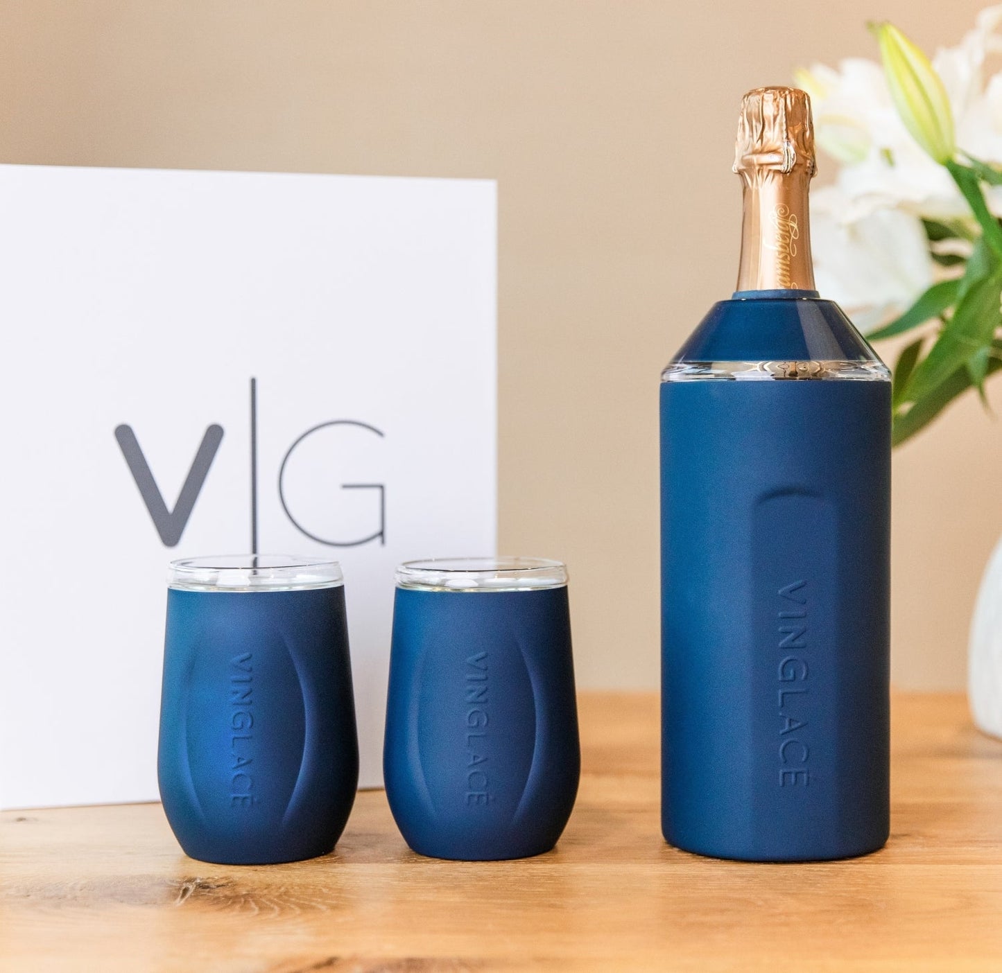 Vinglacé Wine Gift Set | Navy - view 11