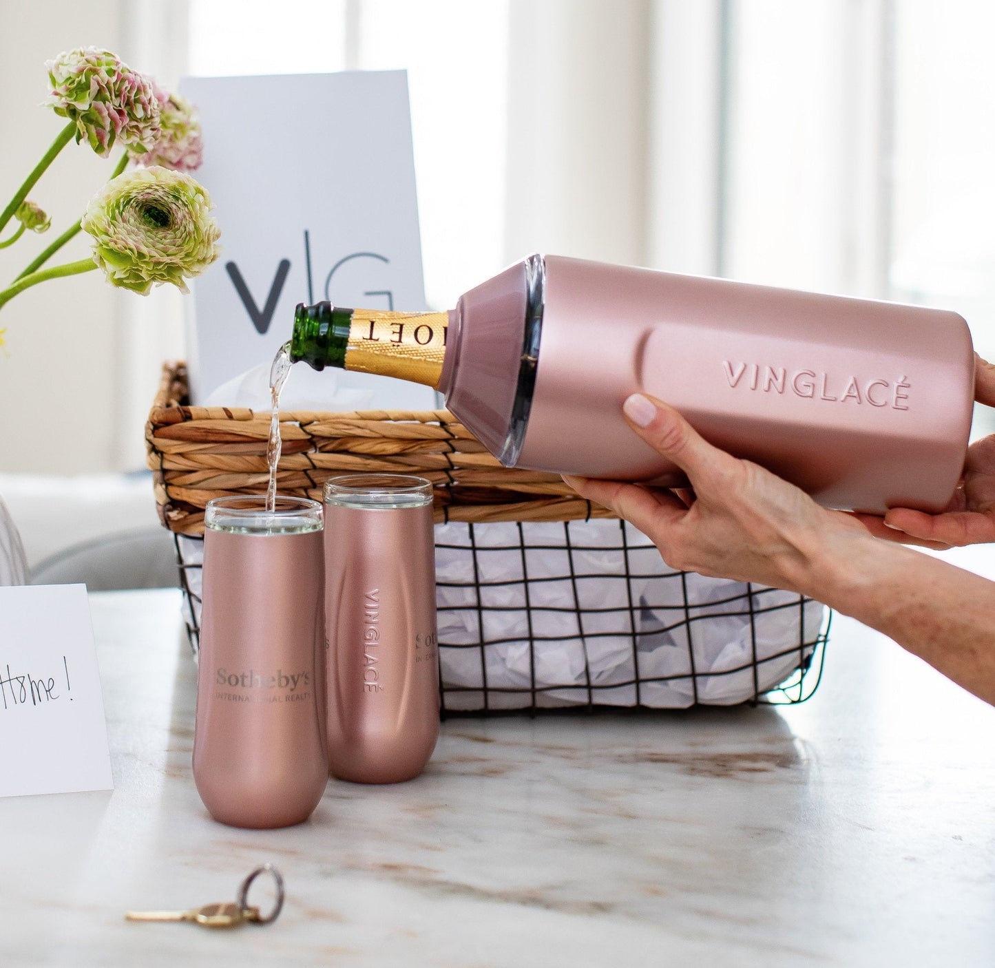 Vinglacé Wine Chiller | Rose Gold - view 23