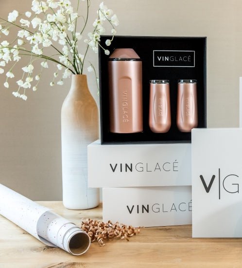 Vinglacé Champagne Gift Set | Rose Gold
