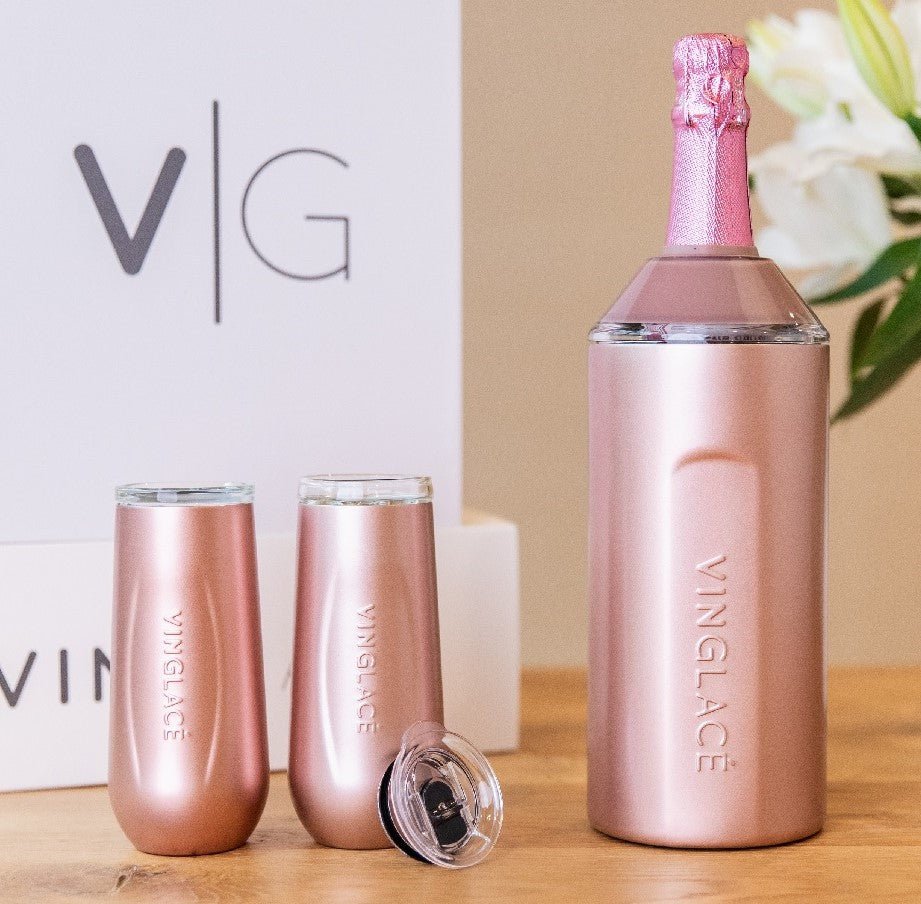 Vinglacé Champagne Gift Set | Rose Gold