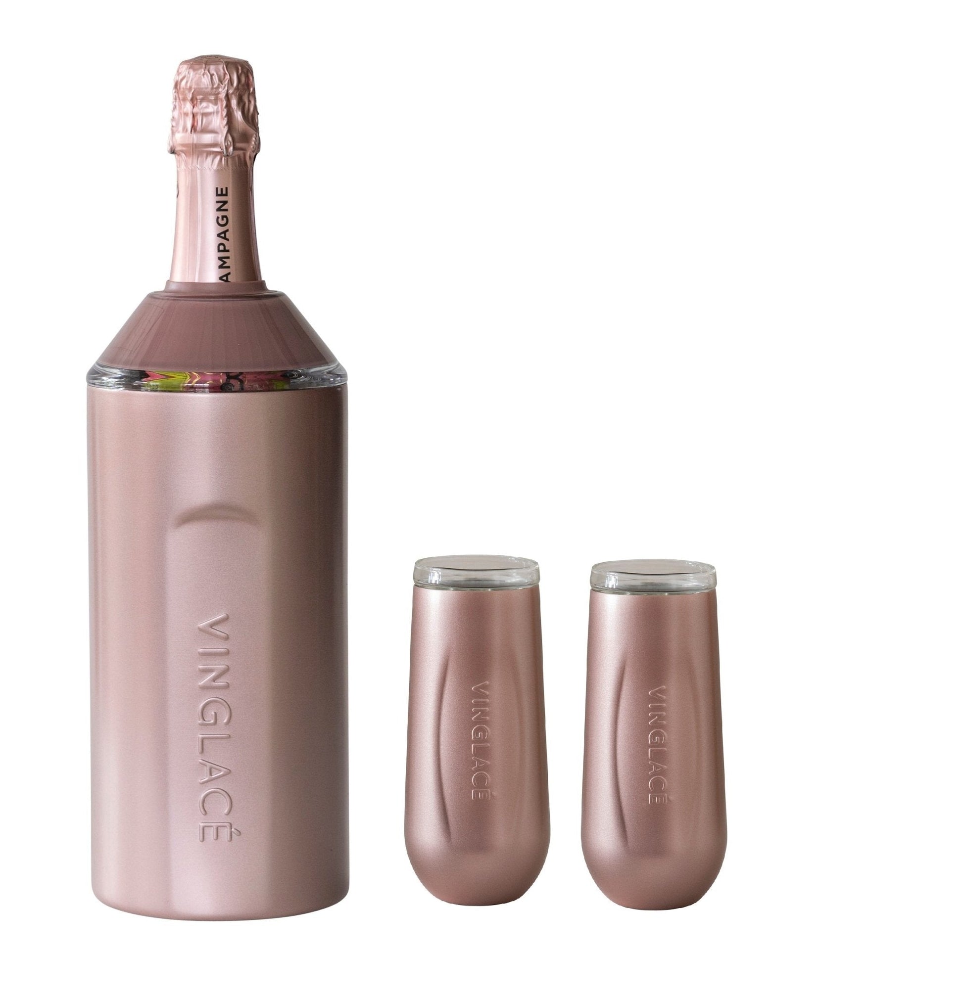 Vinglacé Champagne Gift Set | Rose Gold