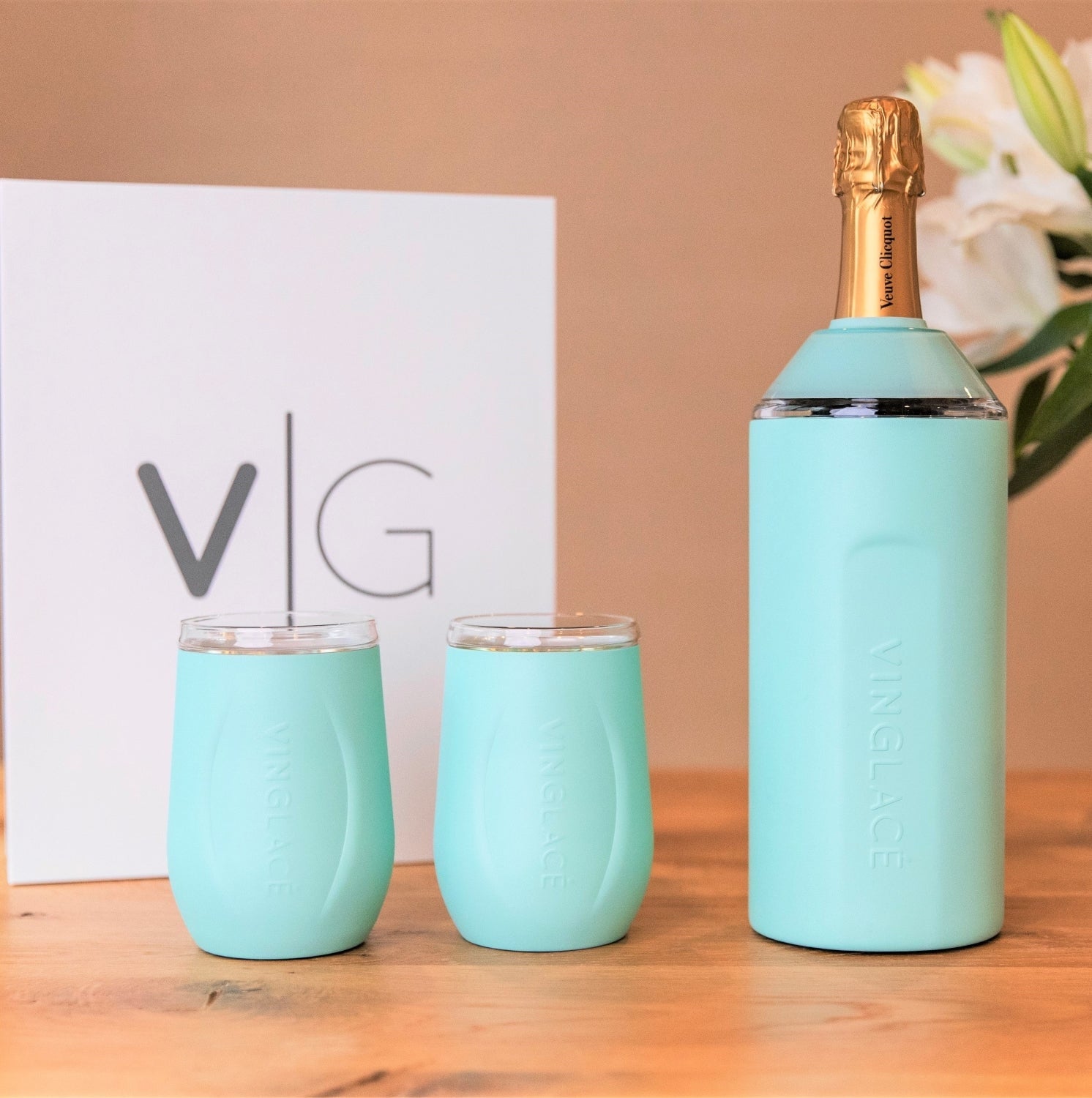 Vinglacé Wine Gift Set | Sea Glass