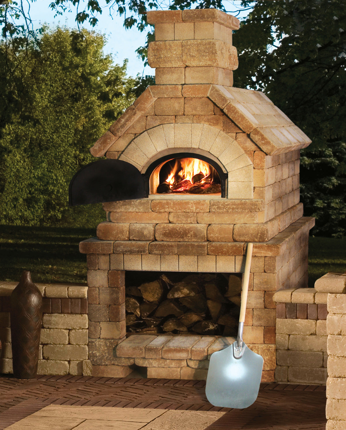 Chicago Brick Oven - 750 DIY Kit - 38" x 28" Wood Fired Pizza Oven - view 10