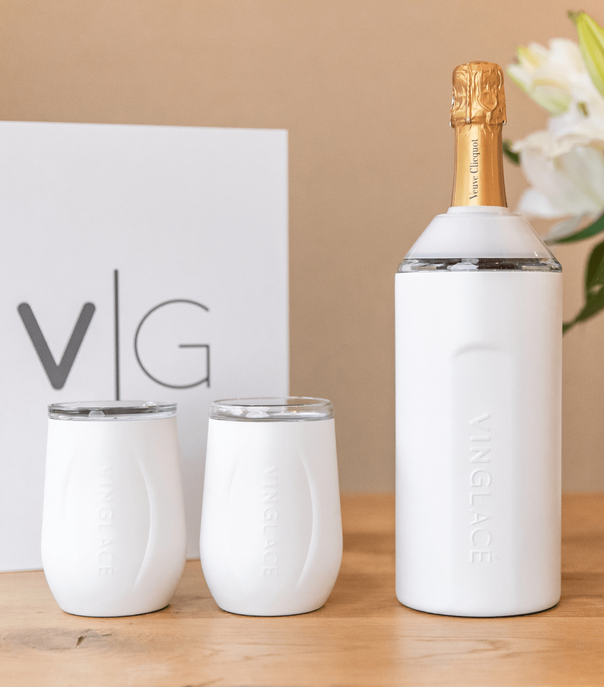 Vinglacé Wine Gift Set | White - view 2