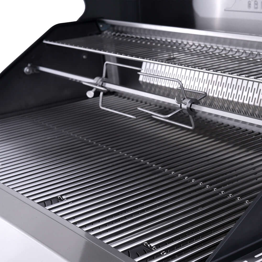 Monument Eminence 605 - Master Power Stainless Natural/Propane Gas Grill | Eminence 605 (Include Free Rotisserie) & Natural Gas Conversion Kit