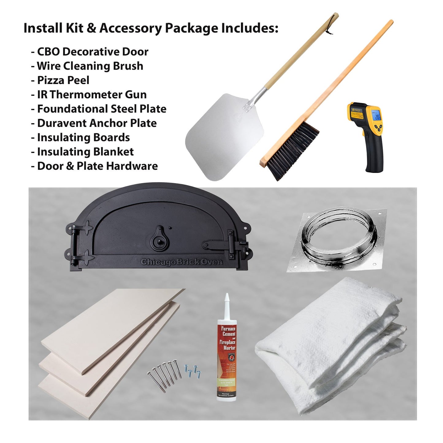 Chicago Brick Oven - 500 DIY Kit - 27" x 22" Wood Fired Pizza Oven - view 15