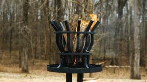 High-Efficiency Fire Pit Basket | Fire Pit with Table