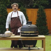 18" Kamado Grill with Grade A Teak Table | Grade A Teak