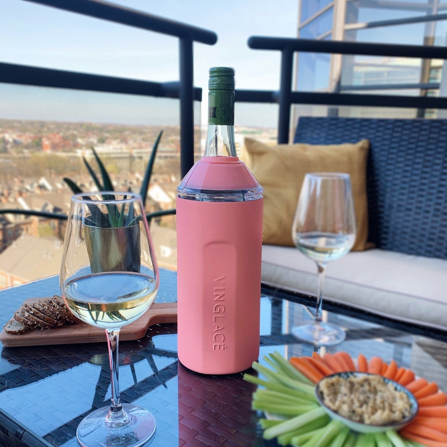 Vinglacé Wine Chiller | Coral - view 41