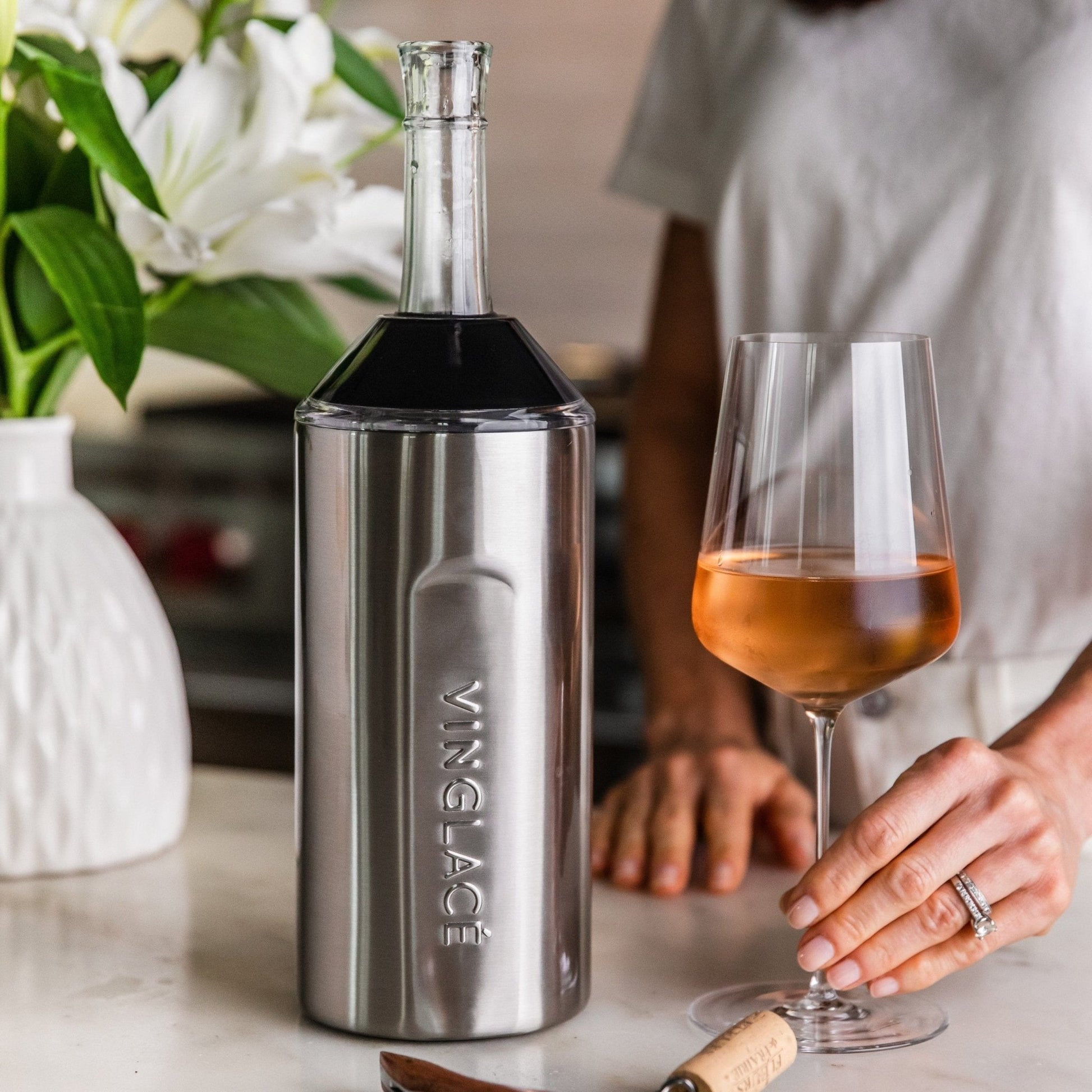 Vinglacé Wine Chiller | Stainless Steel