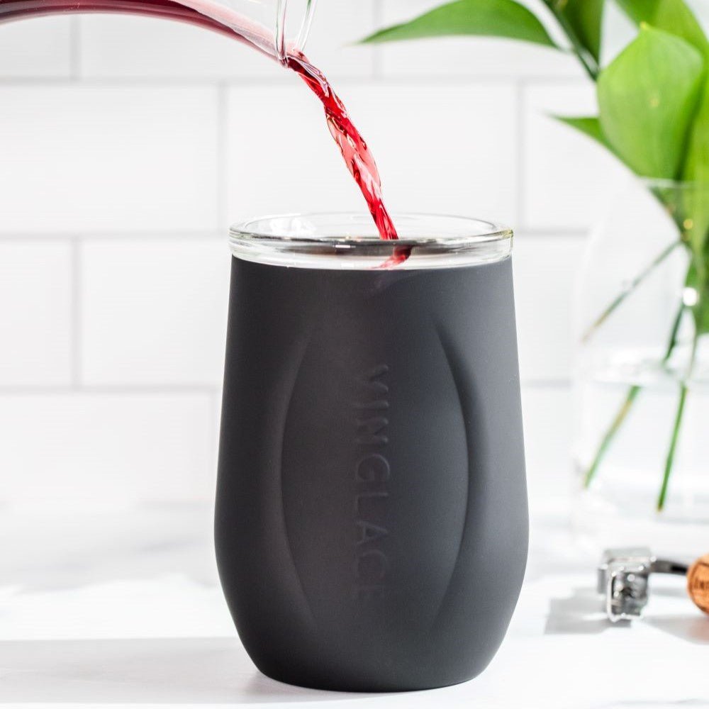 Vinglacé Glass Lined Wine Glass | Black - view 24