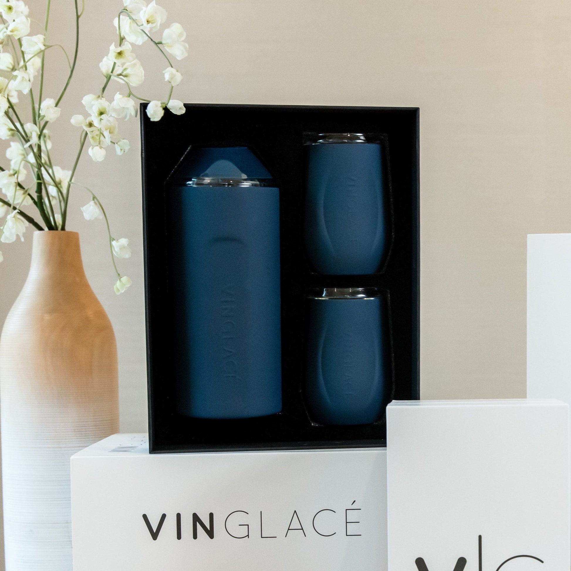 Vinglacé Wine Gift Set | Navy